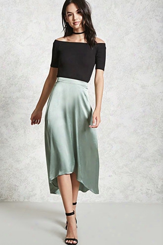 Contemporary Satin Skirt