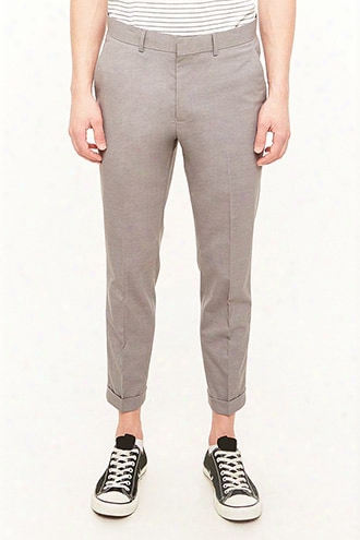 Cuffed Cropped Pants