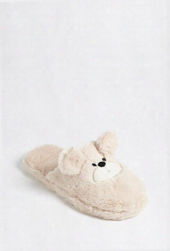 Faux Fur Bear Indoor Slippers