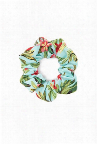 Floral Print Hair Scrunchie