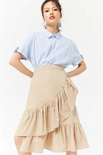 Flounce Hem Skirt