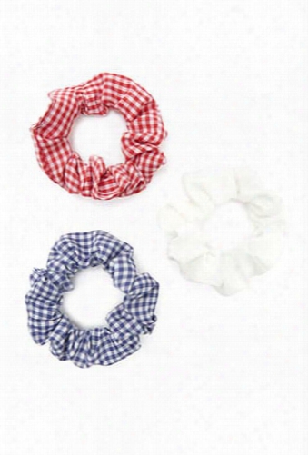 Gingham Scrunchie Set