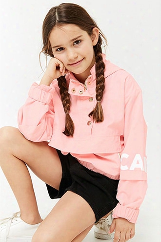 Girls Button-front Anorak (kids)