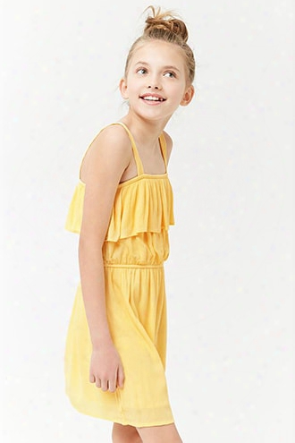 Girls Gauzy Flounce Dress (kids)