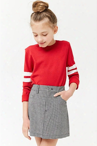 Girls Gingham Mini Skirt (kids)