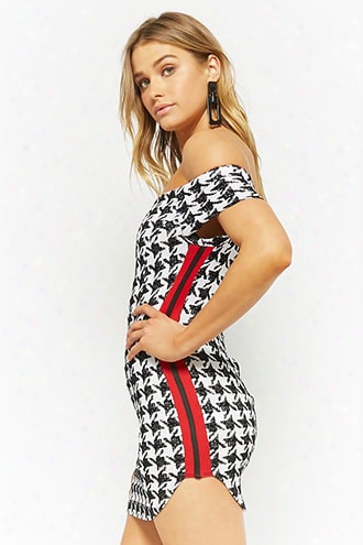 Houndstooth Bodycon Dress