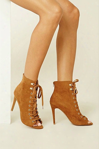 Lace-up Ankle Booties