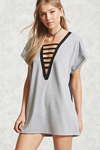 Longline Strappy Cutout Top