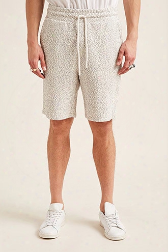 Marled Popcorn Knit Sweatshorts