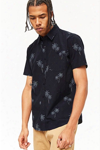 Montage Palm Tree Print Shirt
