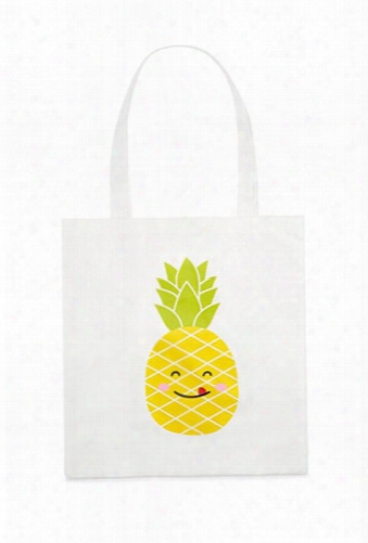 Pineapple Graphic Tote Bag