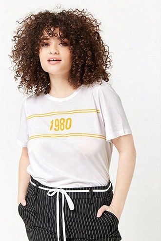 Plus Size 1980 Graphic Tee