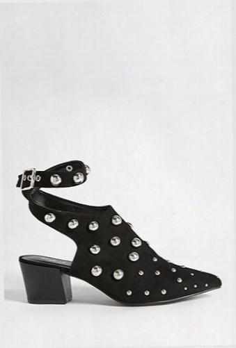 Qupid Studded Ankle Booties