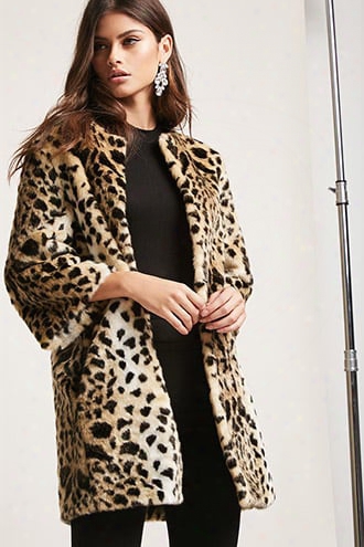 Shaci Faux Fur Leopard Jacket