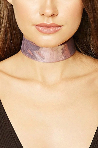 Shimmering Woven Choker