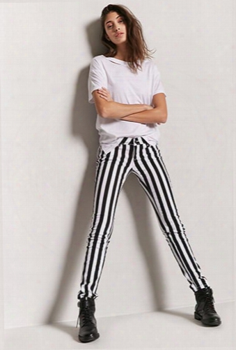 Skinny Striped Jeans