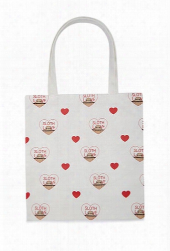 Sloth Love Graphic Tote Bag