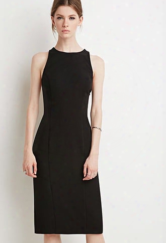 Strappy-back Midi Dress