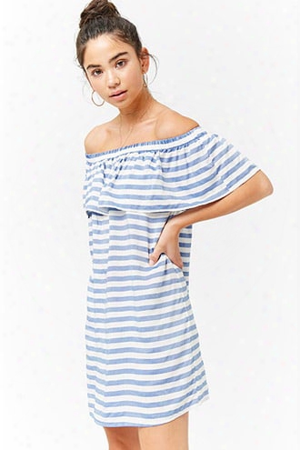 Striped Flounce Dress