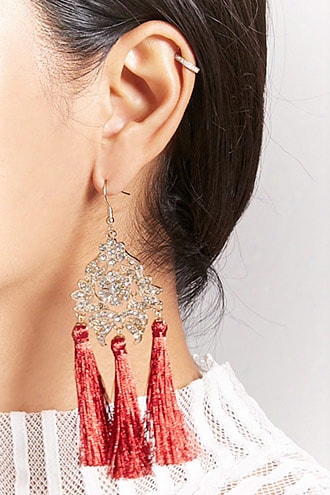 Tasseled Chandelier Earrings