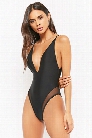 Mesh One-Piece Swimsuit