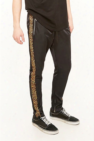American Stitch Leopard Stripe Track Pants