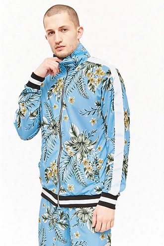 American Stitch Tropical Print Track Jacket