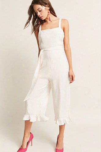 Belted Wide-leg Jumpsuit