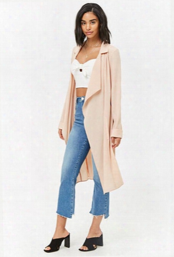 Crepe Drape-front Jacke T