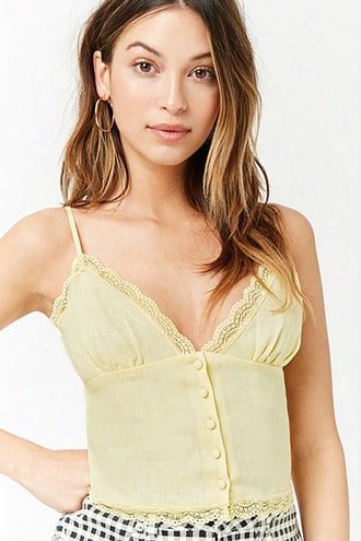 Cropped Linen Cami
