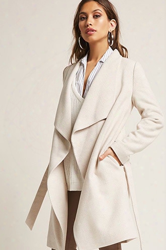 Dex Striped Wrap Coat