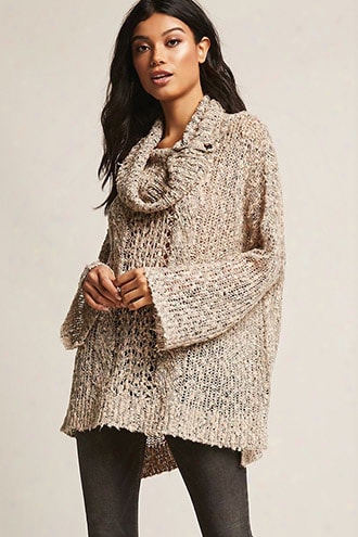 Draped Popcorn Knit Top