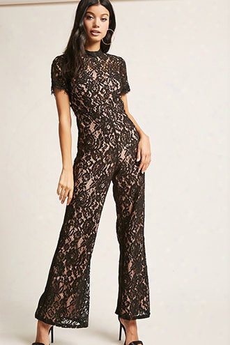 Eyelash Lace Jumpsuit