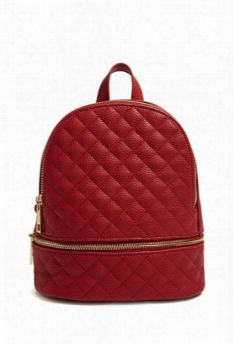 Faux Leather Mini Backpack