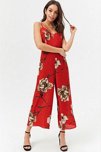 Floral Culotte Jumpsuit