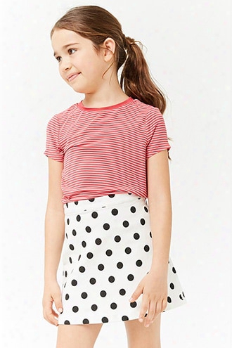 Girls Denim Polka-dot Skirt (kids)