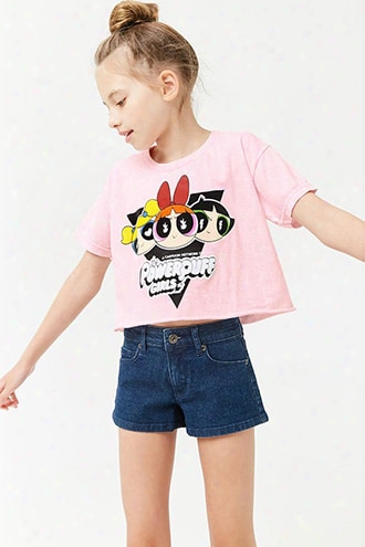 Girls Tie-dye Powerpuff Girls Graphic Tee (kids)