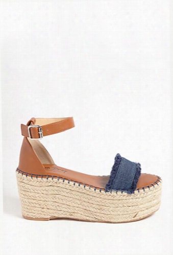 Lemon Drop By Privileged Wedge Espadrille Sandals