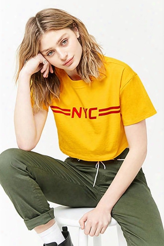 Nyc Graphic Cropped Tee