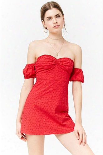 Off-the-shoulder Sweetheart Dress