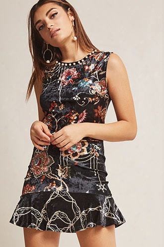 Ornate Flounce Dress