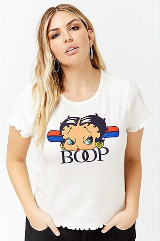 Plus Size Betty Boop Graphic Tee