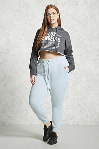 Plus Size Drawstring Joggers