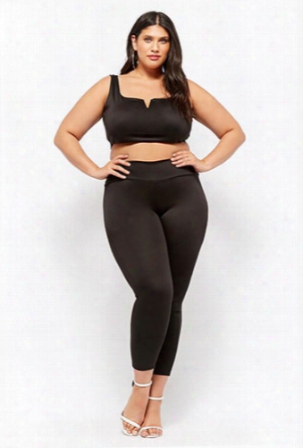 Plus Size High-waisted Leggings