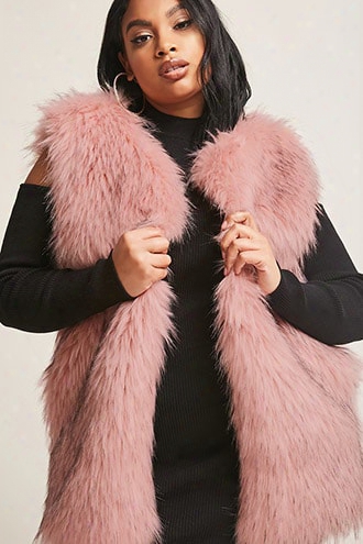 Plus Size Shaci Faux Fur Vest