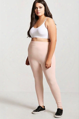 Plus Size Stretch-knit Leggings