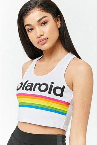 Polaroid Graphic Crop Top