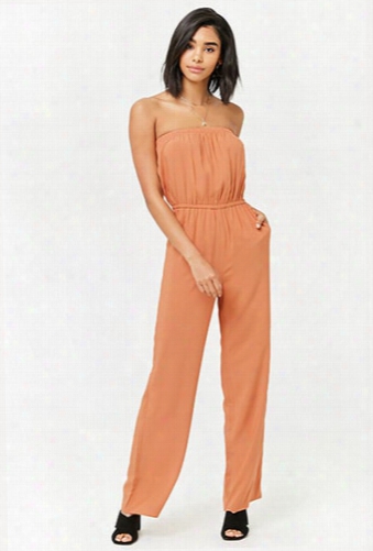 Strapless Woven Jumpsuit