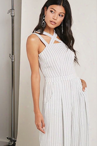 Striped Strappy Jumpsuit