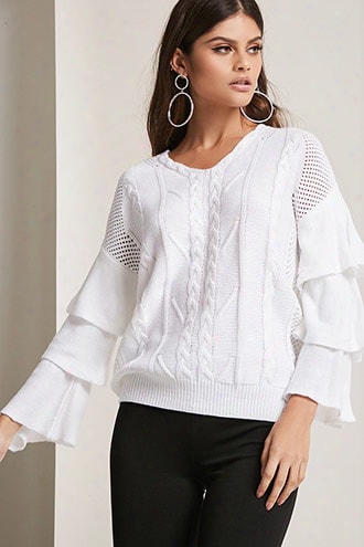 Tiered-sleeve Sweater